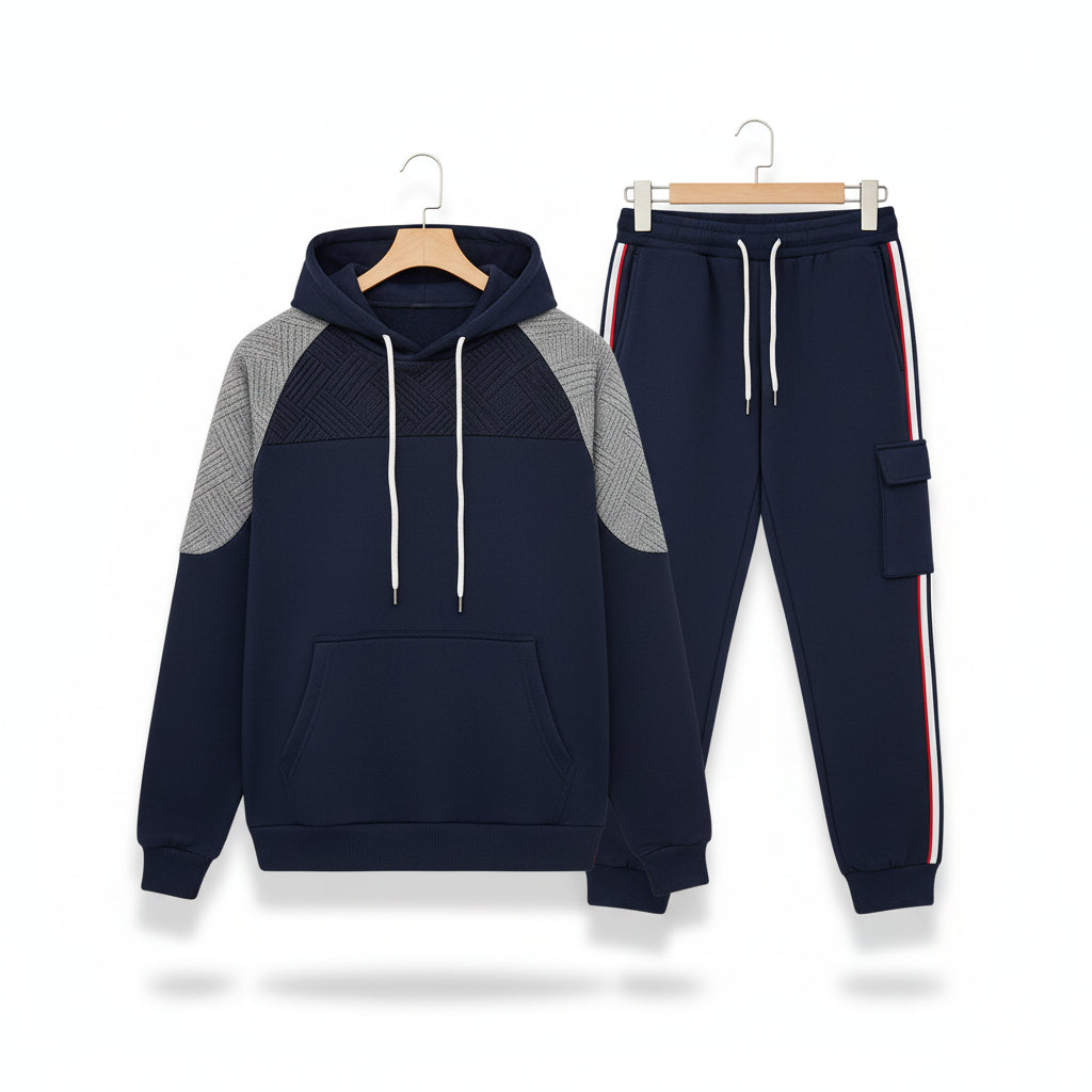 Panel Cargo Hoodie Set