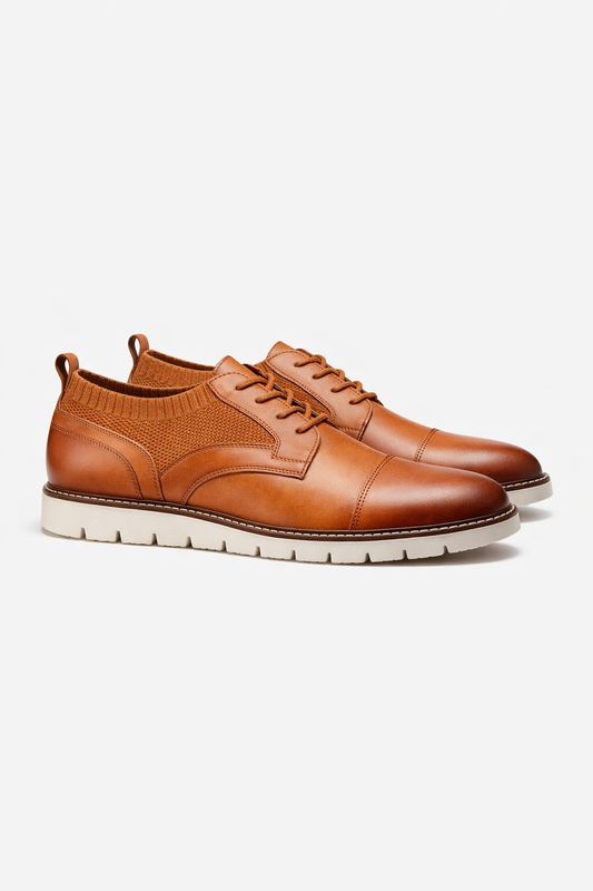FlexWeave Hybrid Lace-Up Dress Sneakers