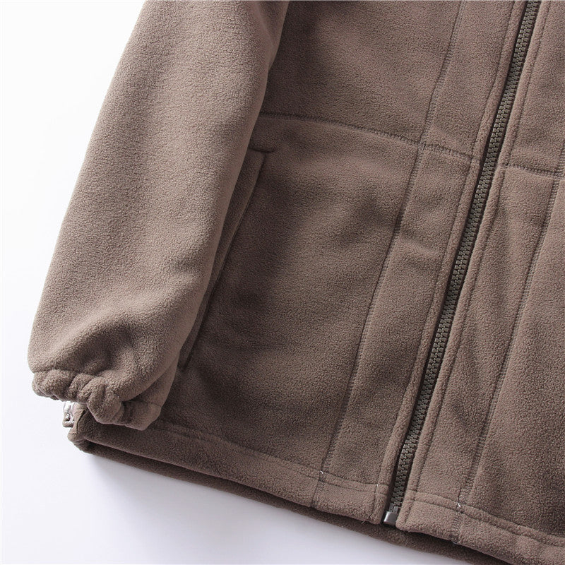 Men’s Fleece Jacket With Zip Front