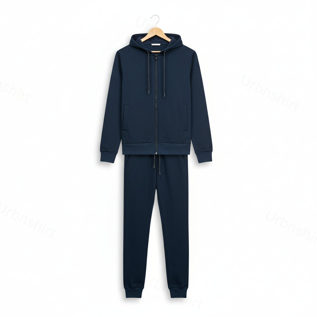 Structured Zip Hoodie Set