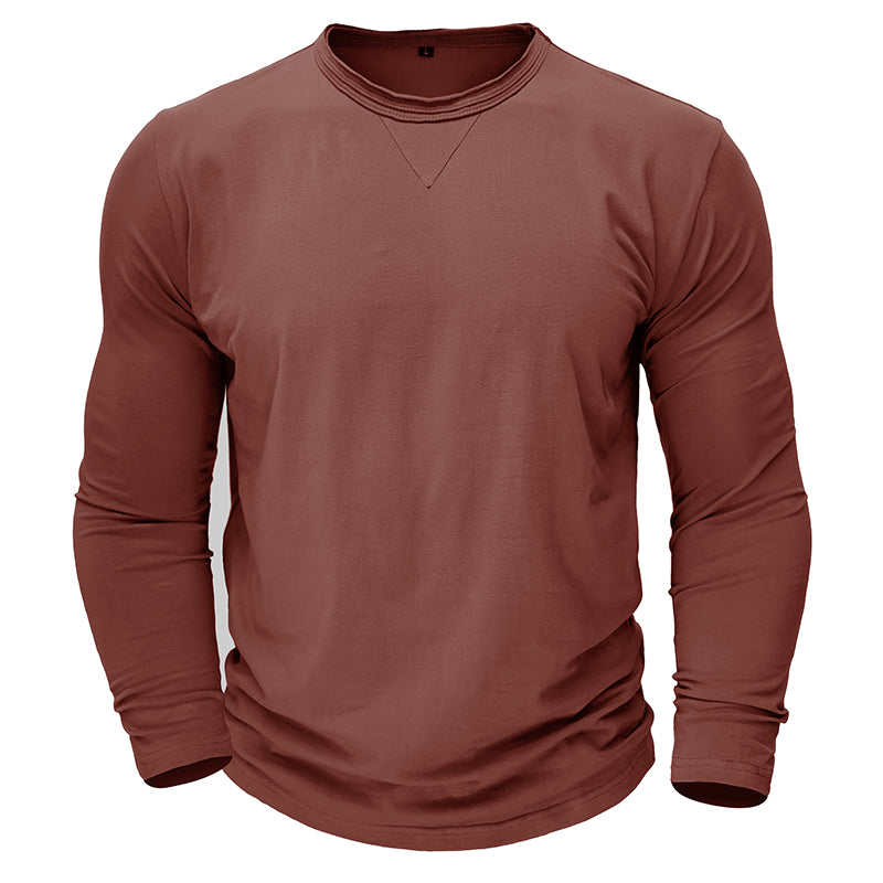 Men’s Long Sleeve Crew Neck Shirt