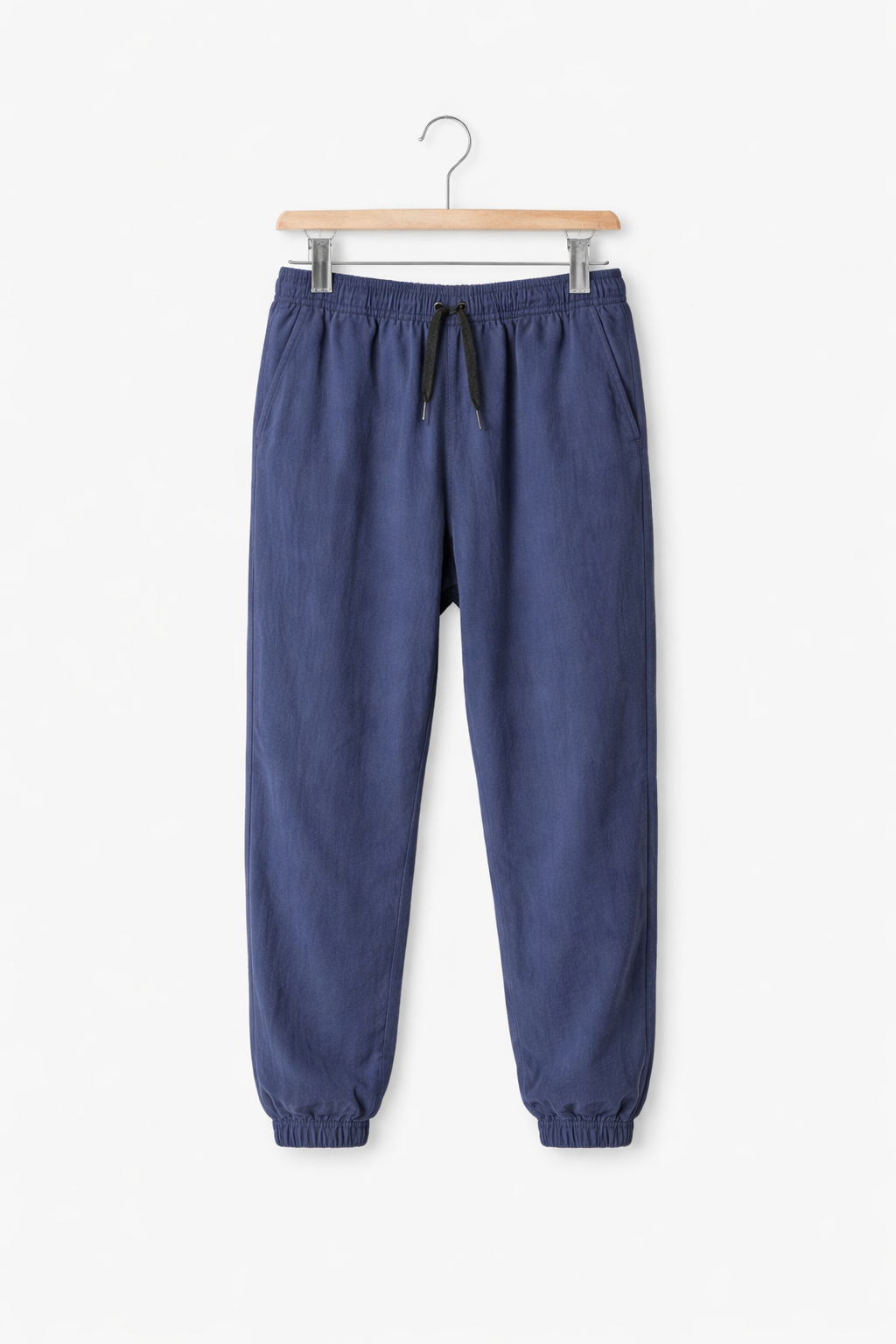 Men’s Home Lounge Pants with Drawstring Waist and Cuffed Leg