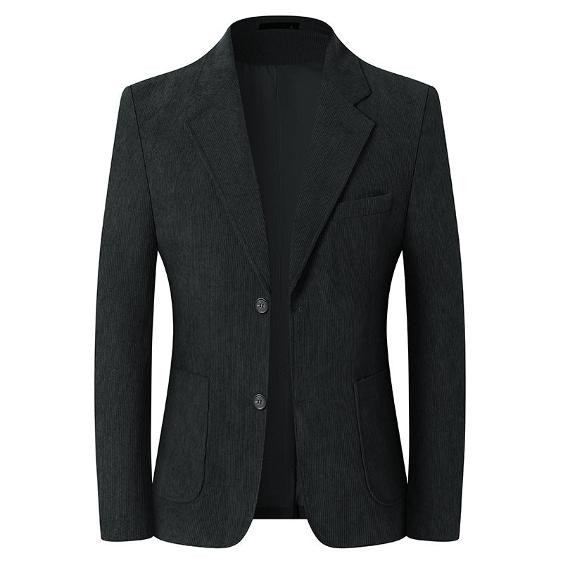 Gestructureerde dubbele knoop blazer