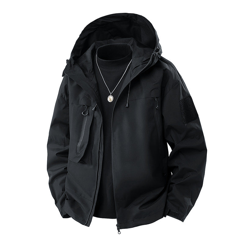 Men’s Hooded Shell Streetwear Jacket