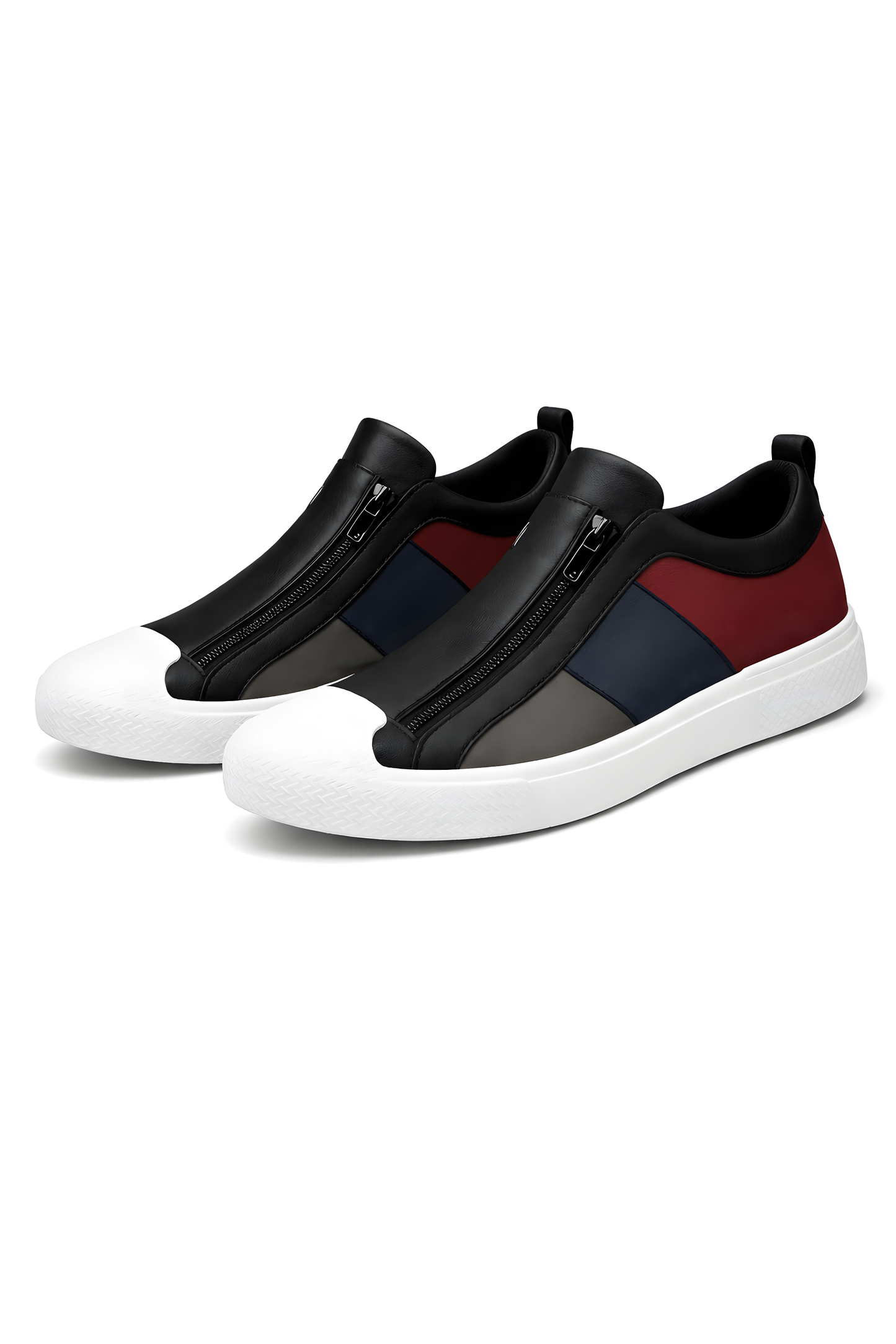 ZipFront Panel Slip-On Sneakers