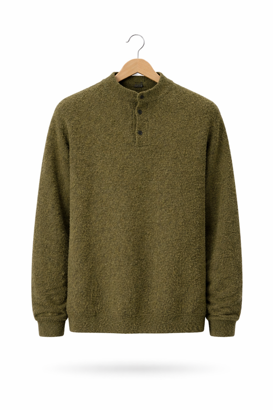 Gebreide henley top