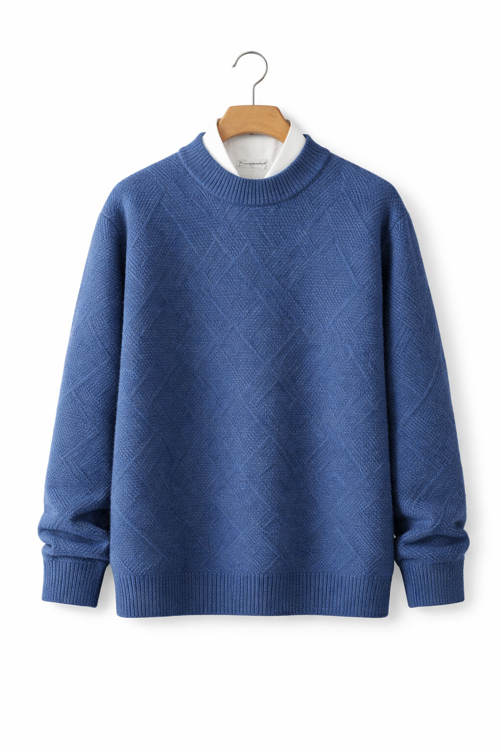 Men’s Diamond Knit Crew Neck Shirt