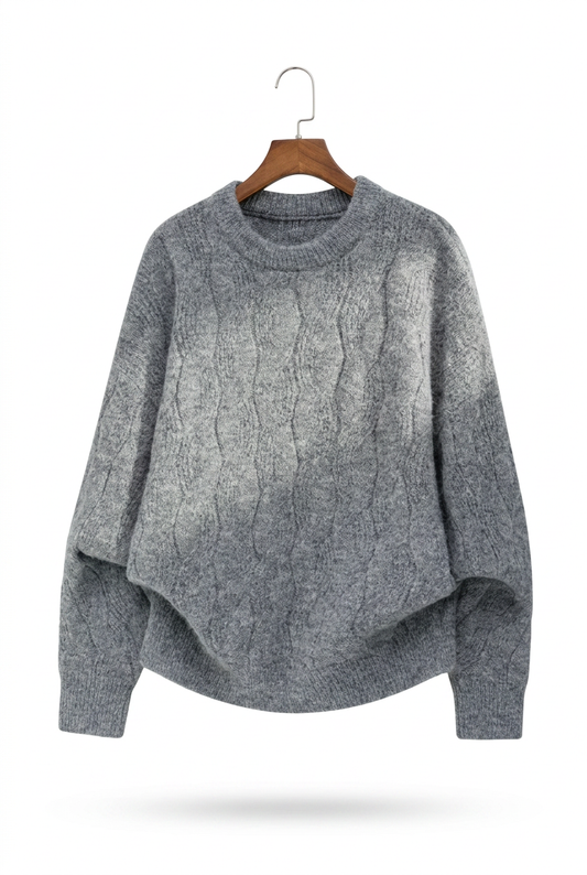 Textured Knit Crew