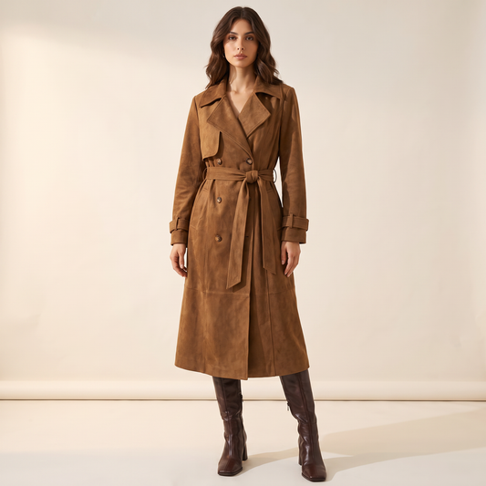 Marta Lange Trenchcoat met Tailleband