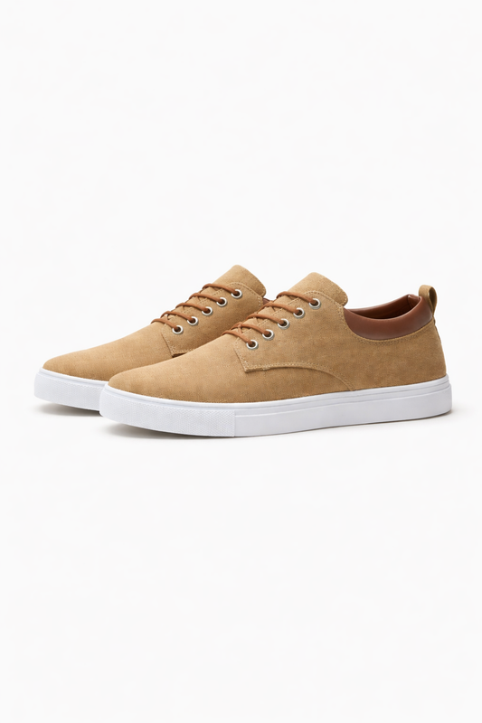 Canvas Lace-Up Street Sneakers