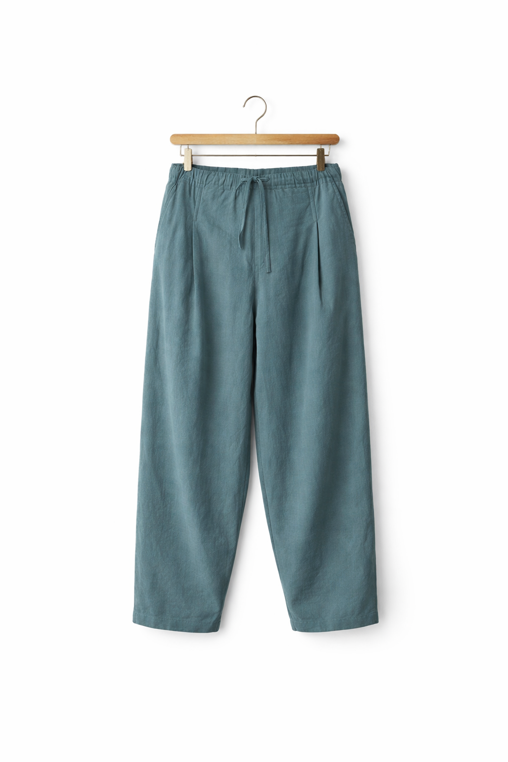 Men’s Home Lounge Pants with Drawstring Waist and Wide Leg