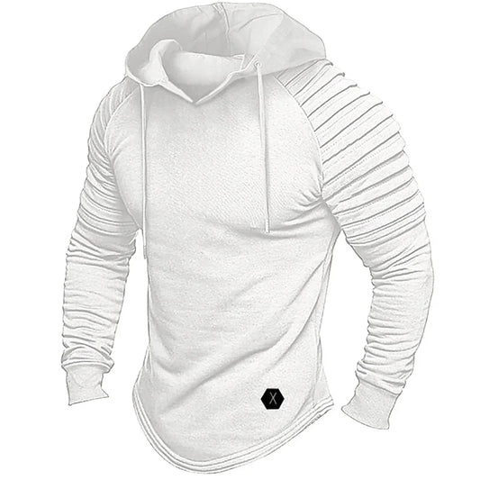 Ribbelbrei hoodie trui