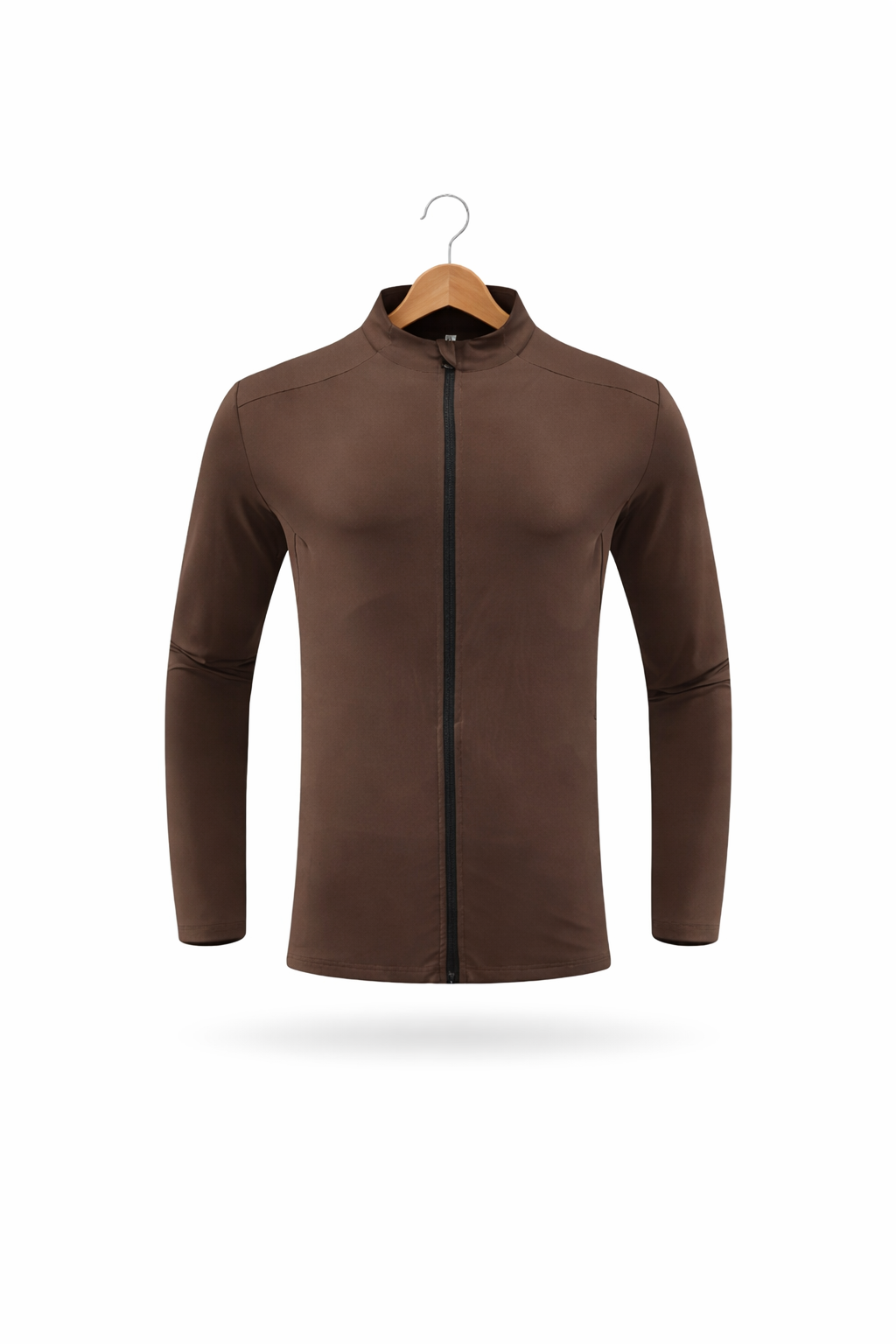 Men’s Stand Collar Zip Training Top for Gym