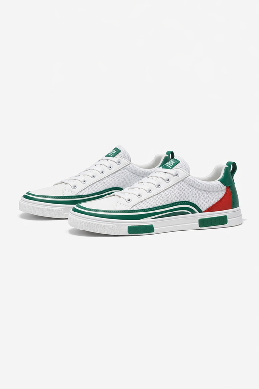 Velocity gestreepte sneakers