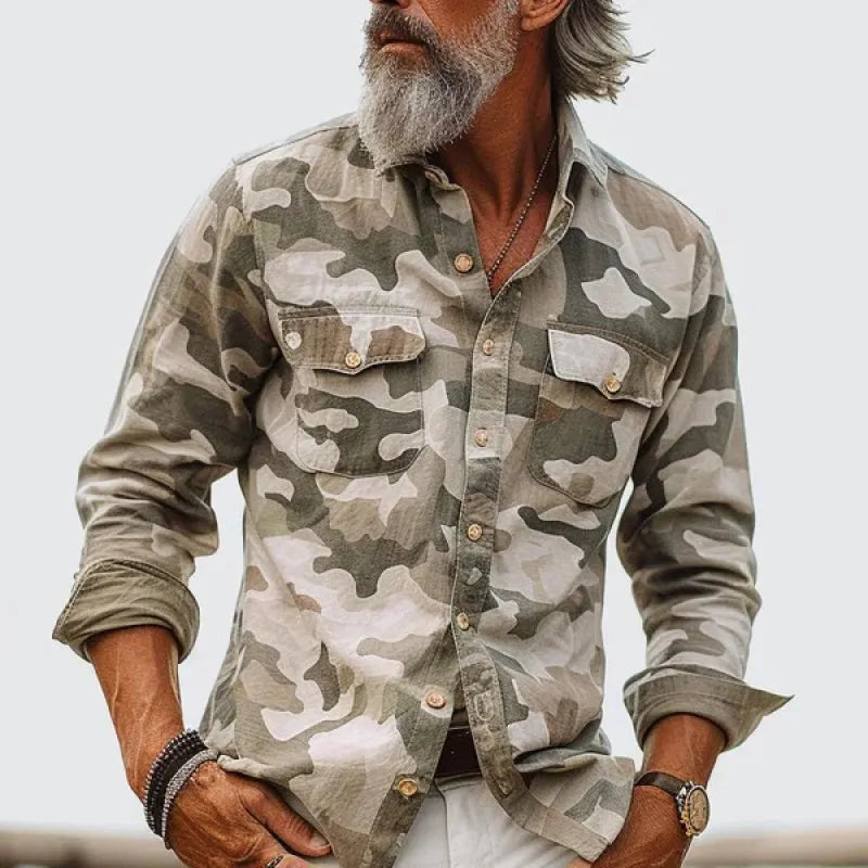 Camo Field Button Shirt