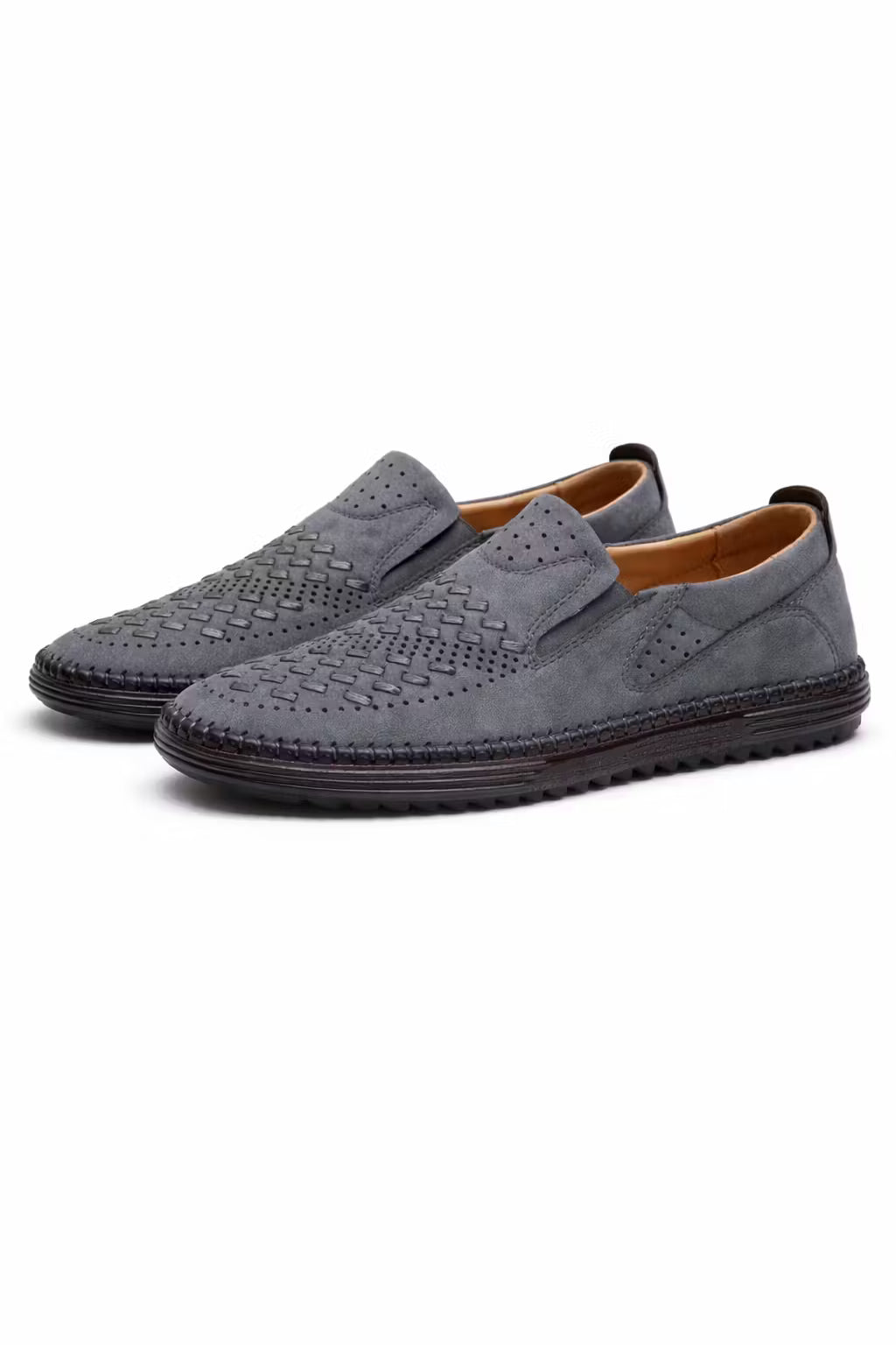 PerforaFlex Slip-On Leather Loafers