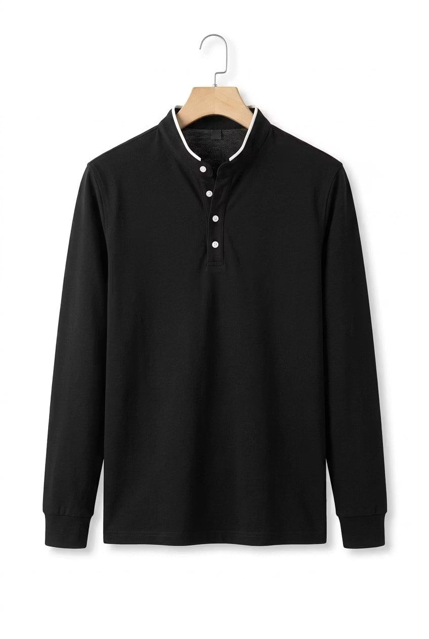 Northshore Stand Collar Henley