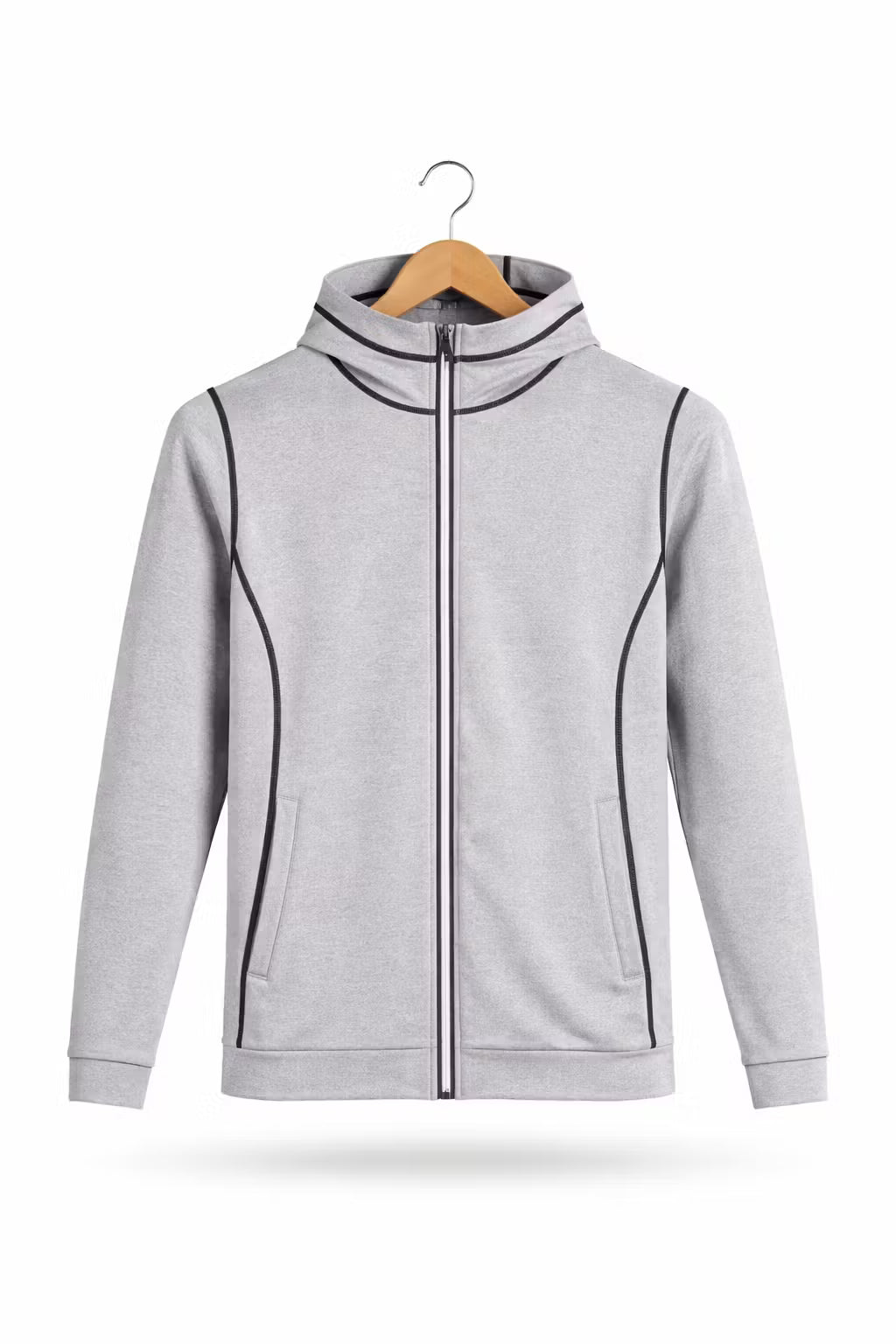 Zip Sport T Shirt Long Sleeve