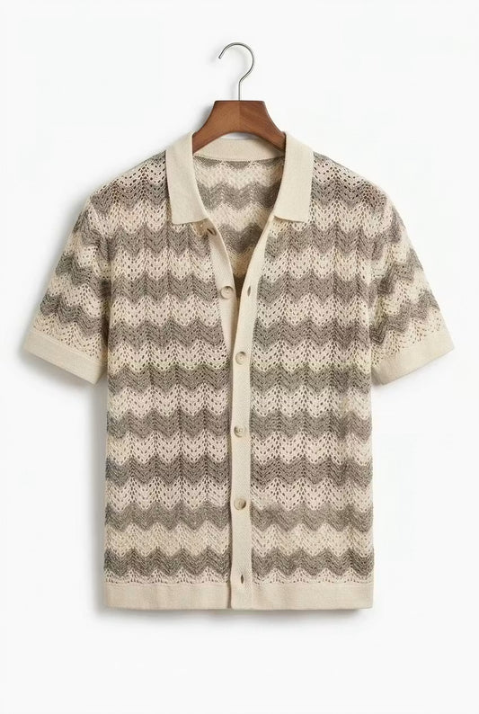Belmont Wave gebreide polo