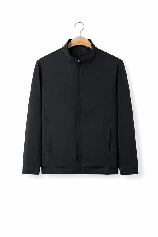 Casual windjack in papa-stijl