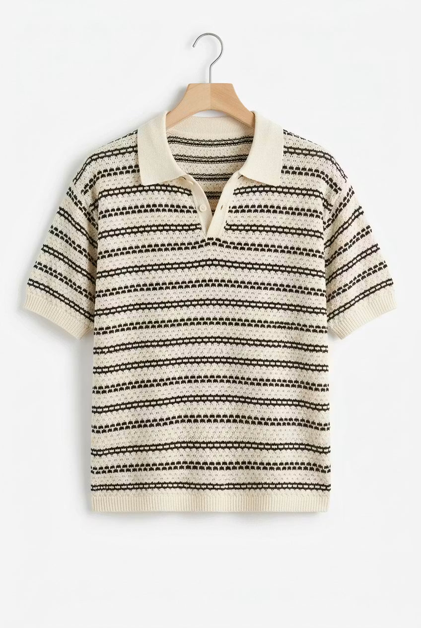 The Ashbourne Crochet Polo