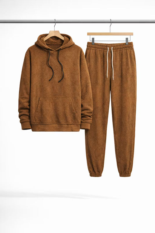 Plush Fleece Hoodie and Jogger Set