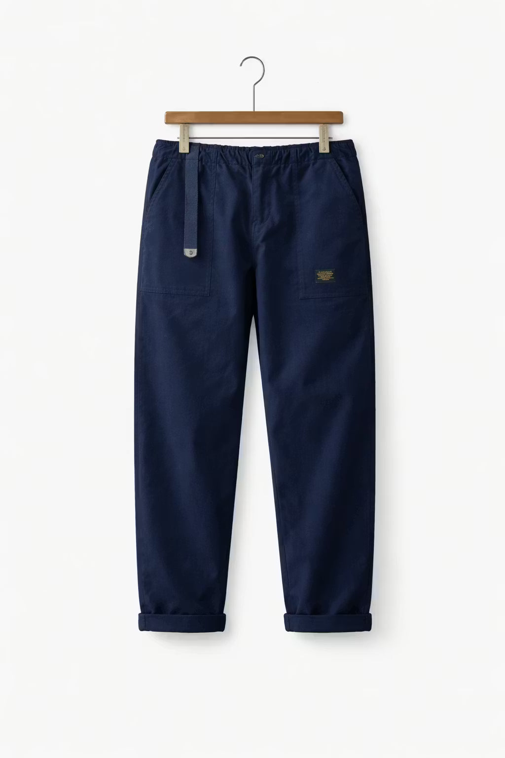 Relaxed Utility Straight-Leg Trousers