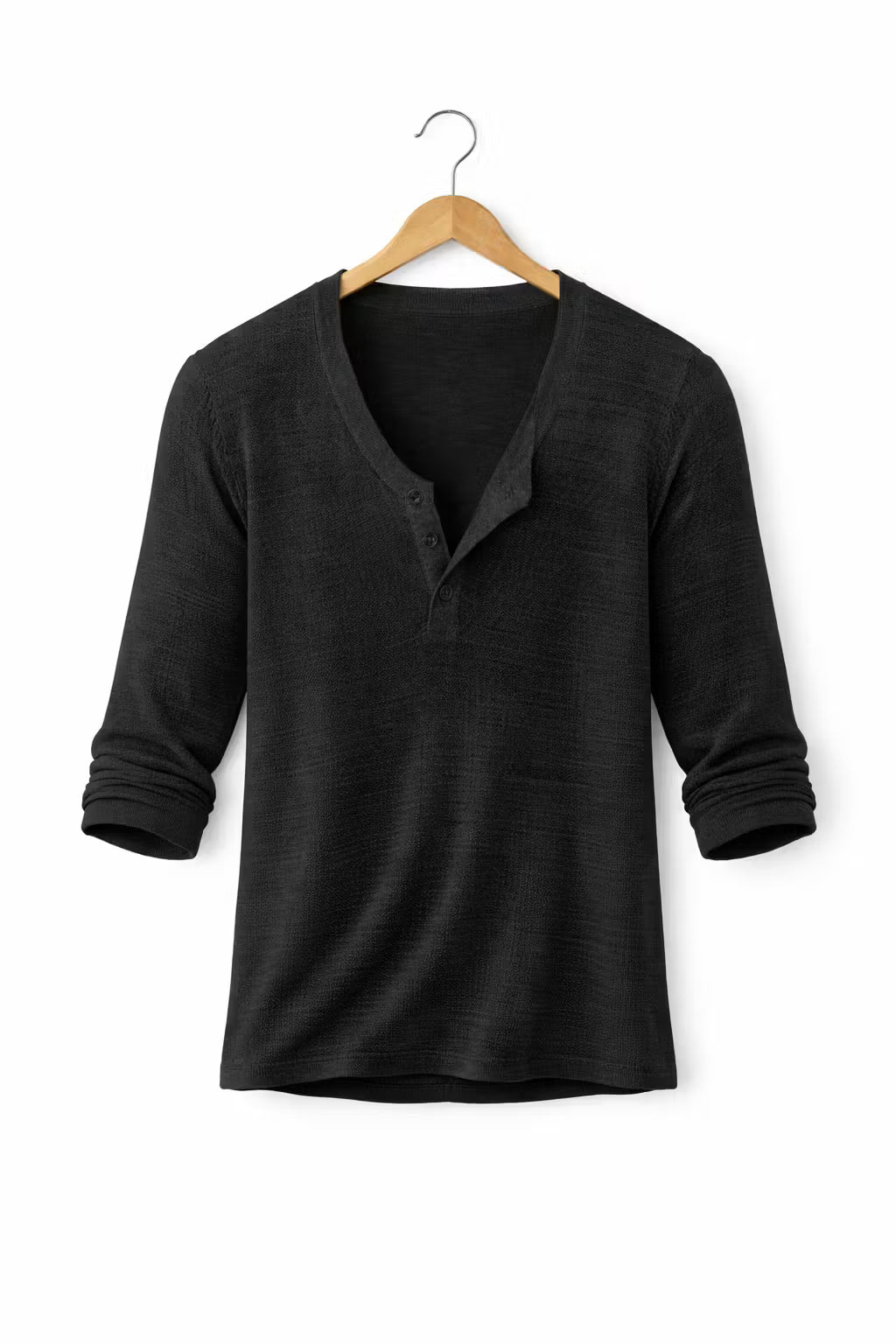 Hudson Textured Henley Pullover