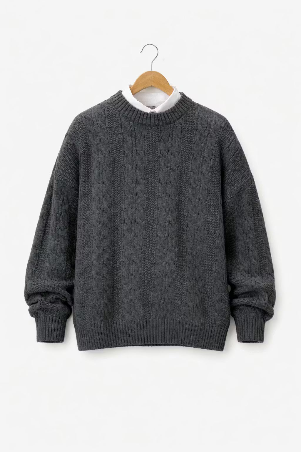 Cable Knit Crew