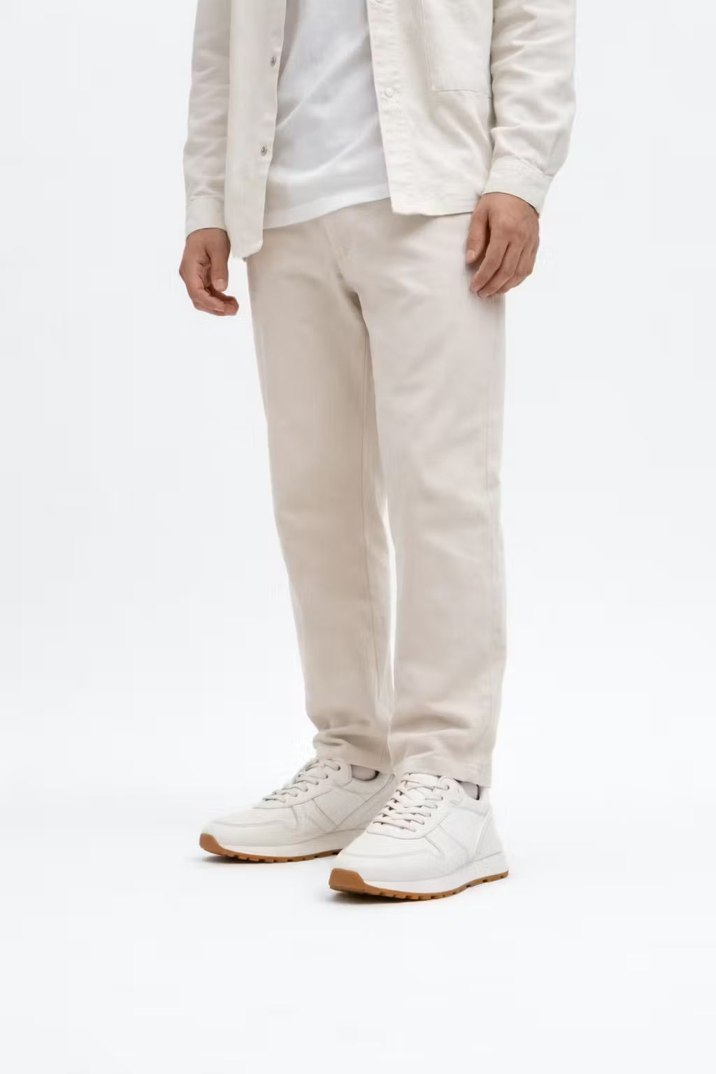 Minimal Panel Low-Top Sneakers