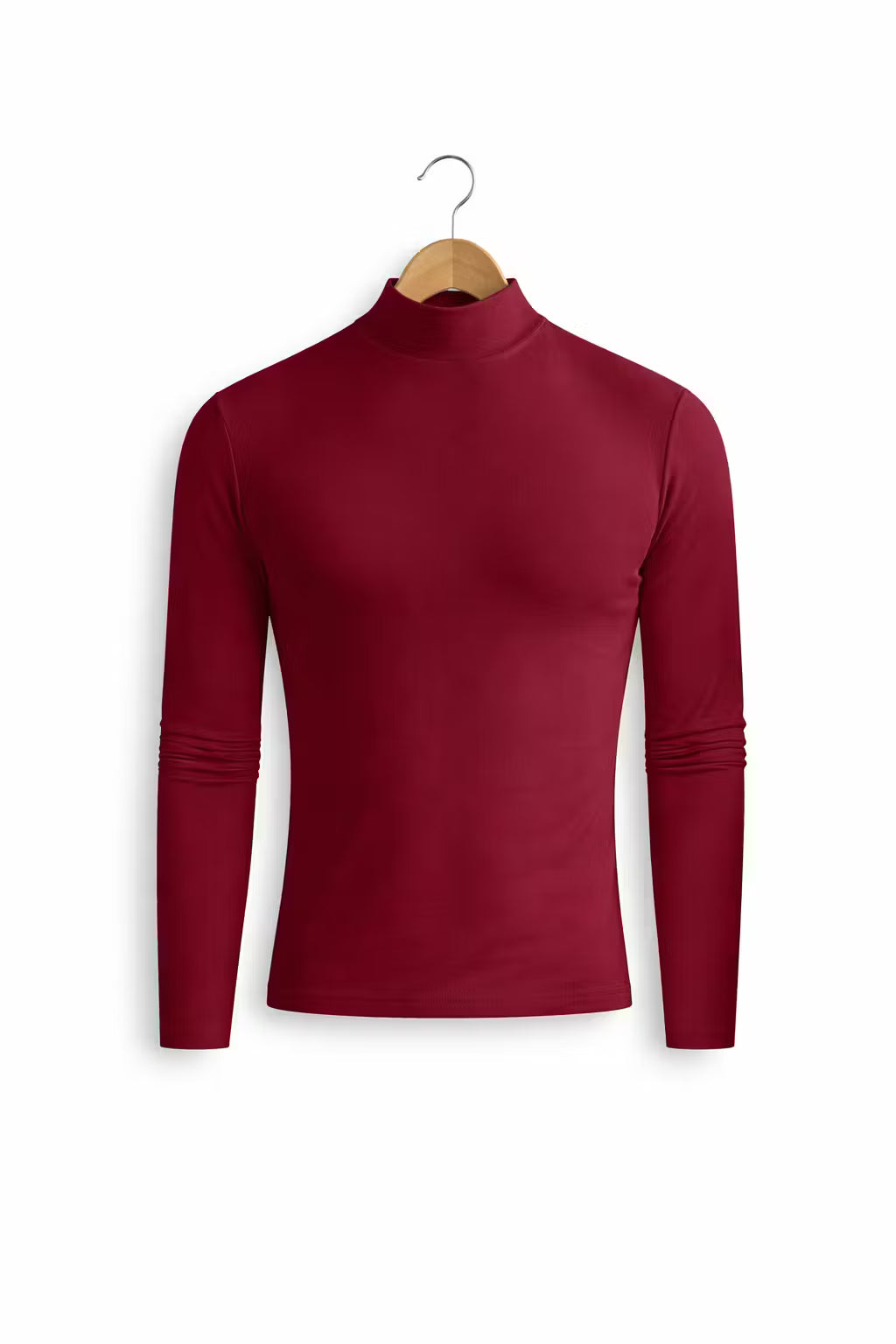 Men’s Long Sleeve Mock Neck Top
