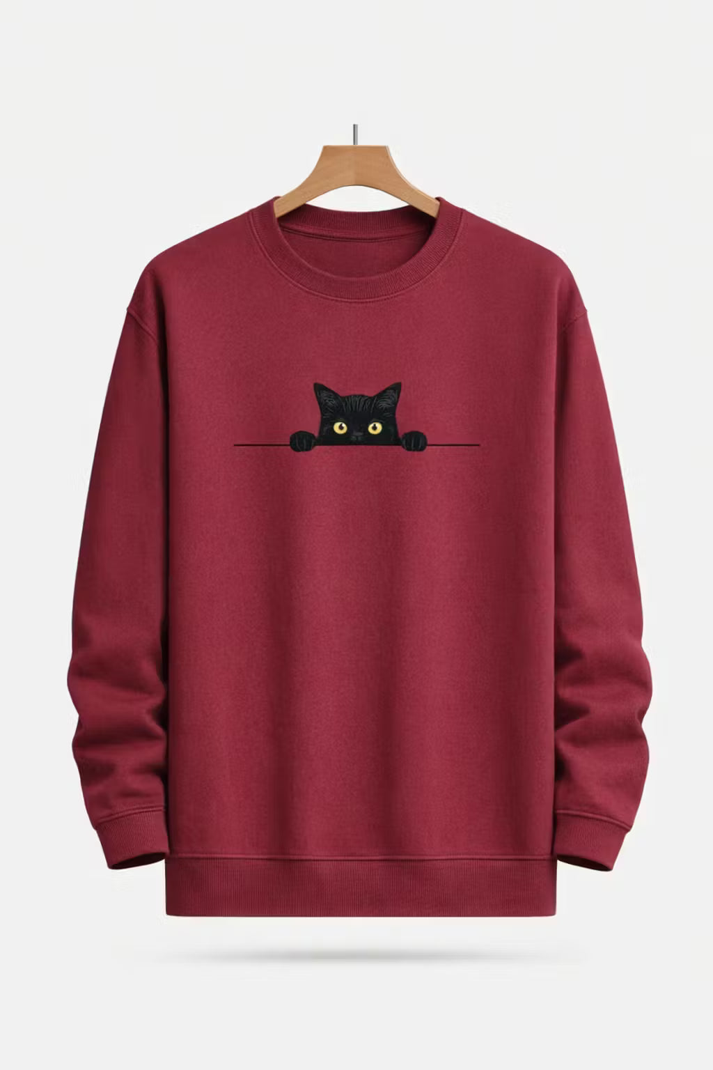 Midnight Cat Graphic Sweater