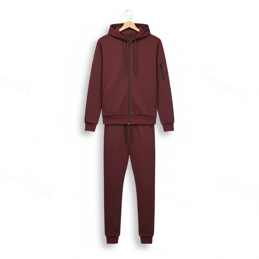 Structured Zip Hoodie Set