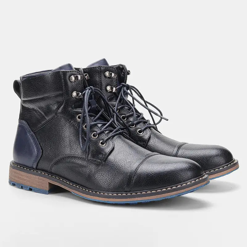 Forge Ridge Lace-Up Ankle Boots