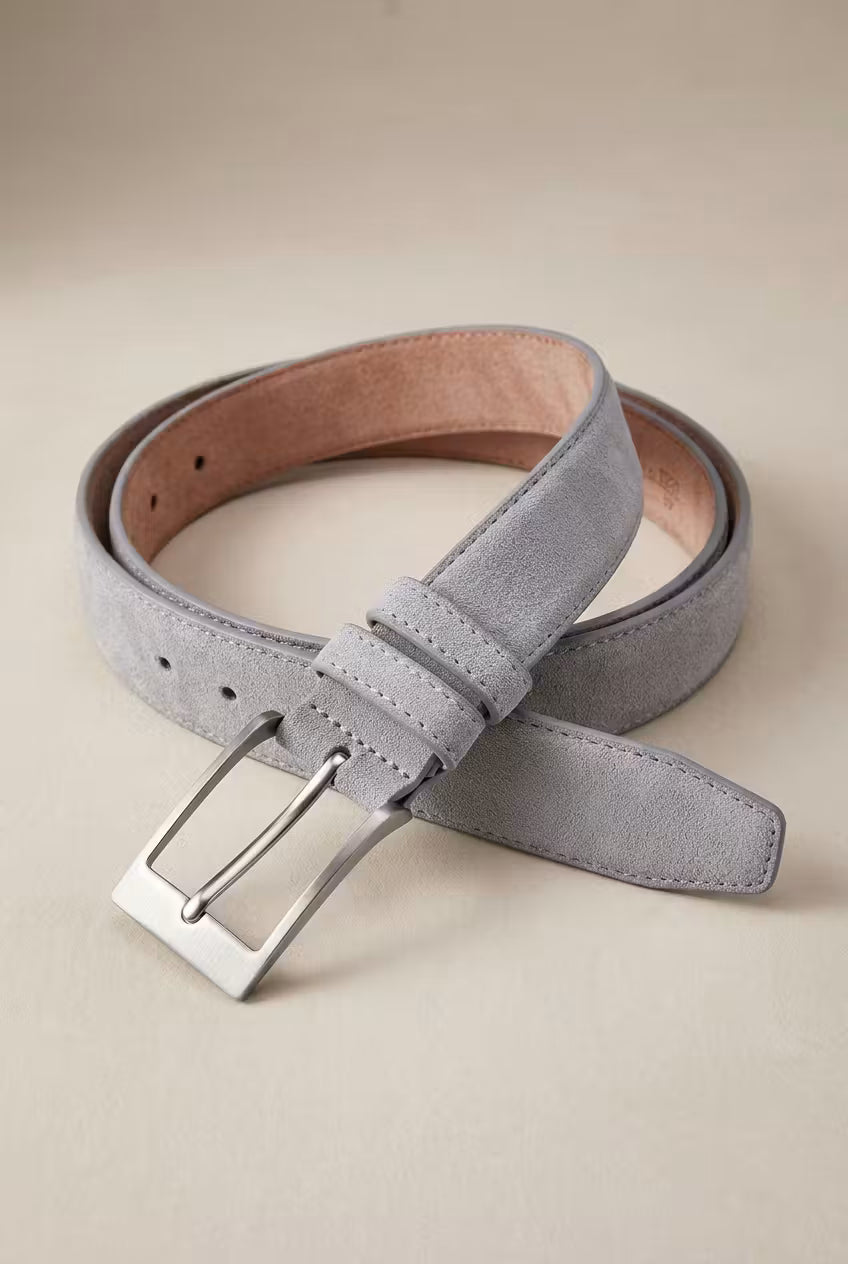 Westbrook Suede-Texture Belt