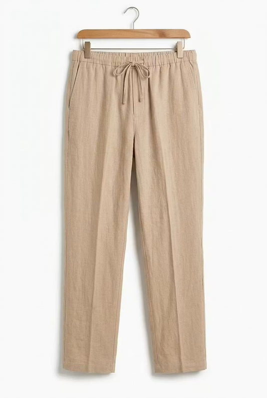 Pantalón straight fit cordón