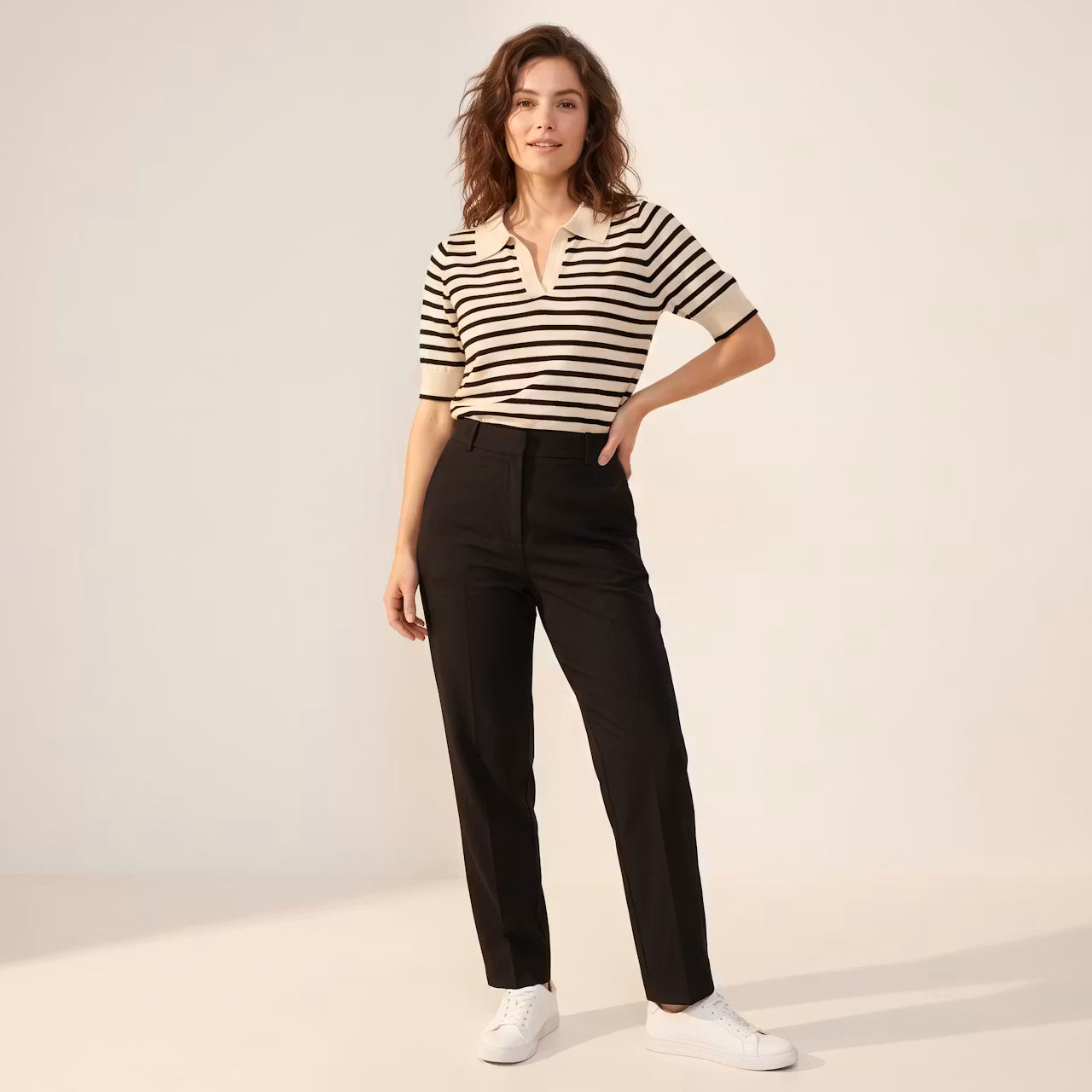 Lotte Gestreepte Polotop