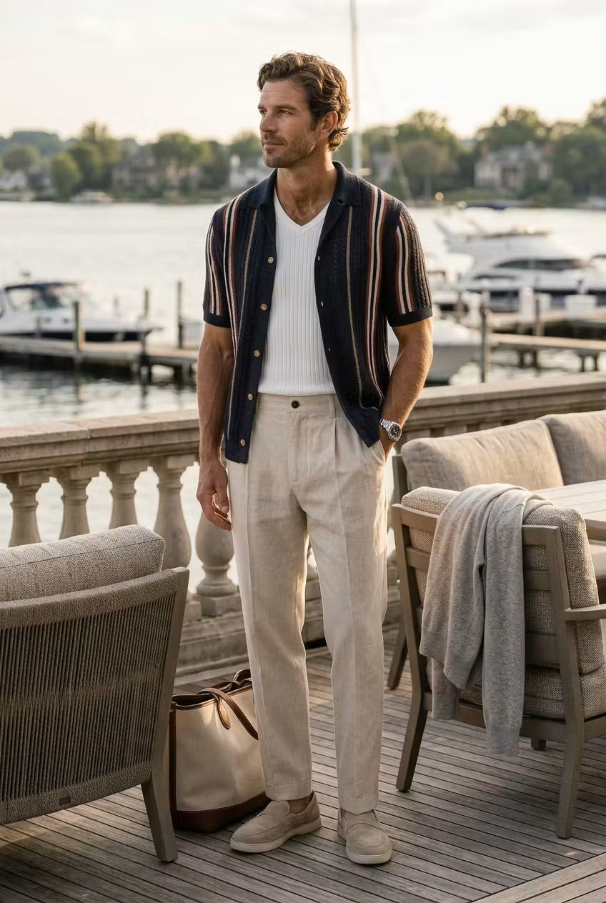 Milano Knit Polo Set