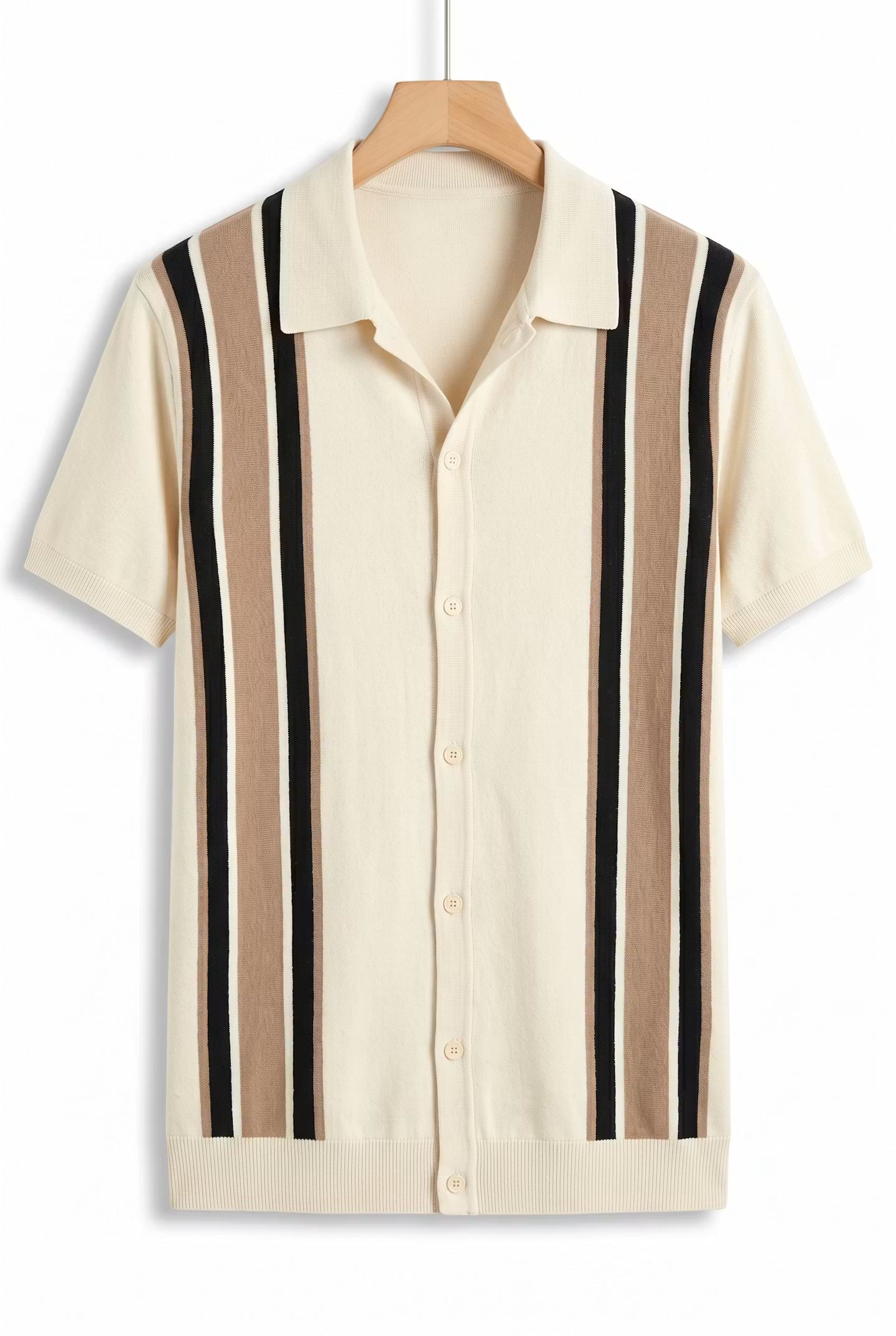 Monroe Stripe Knit Shirt