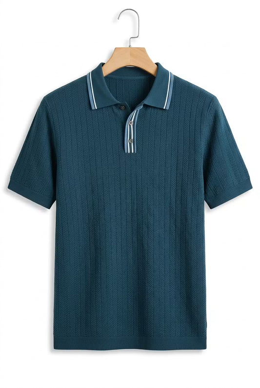 Seabrook Textured Knit Polo