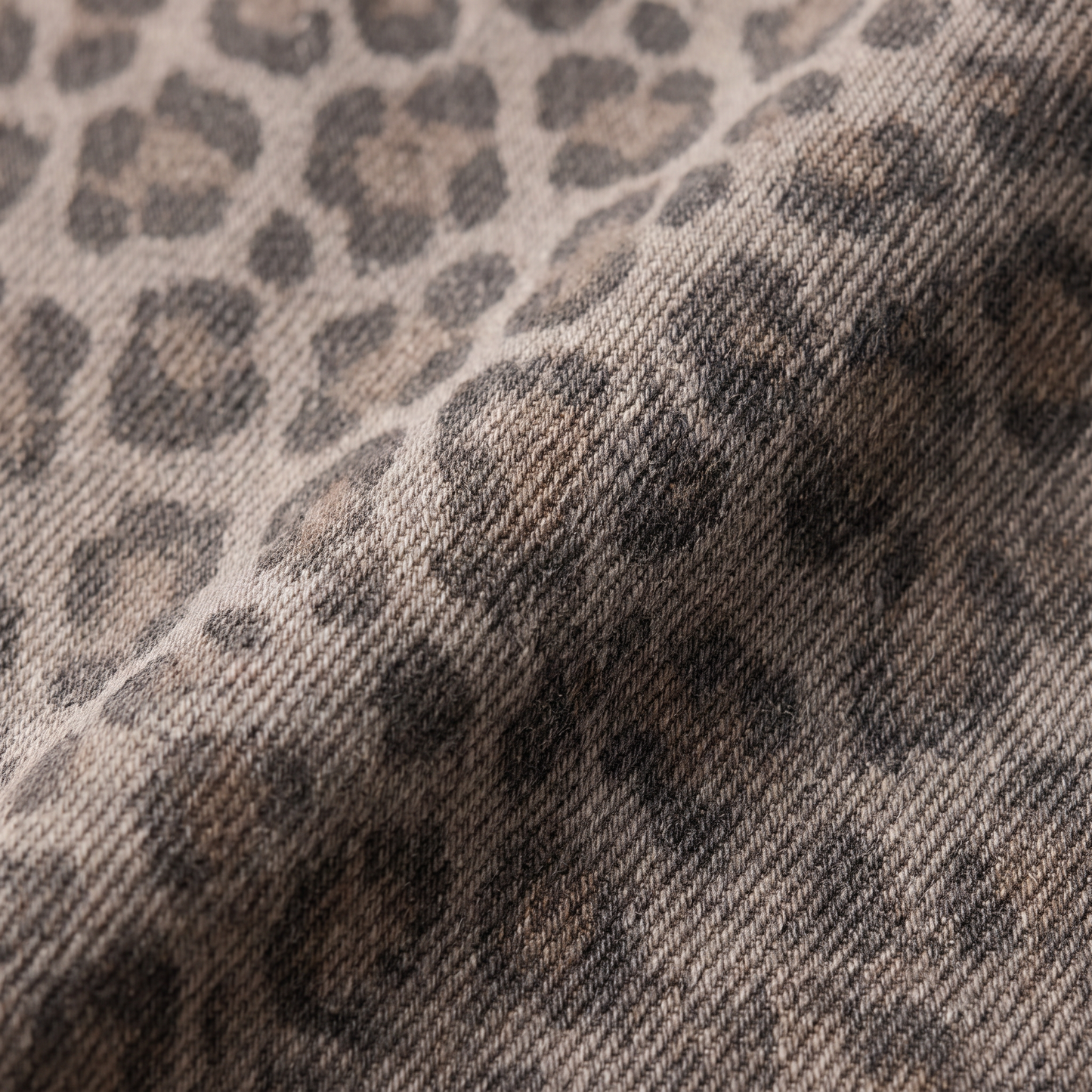 Ravell wide-leg broek met luipaardprint