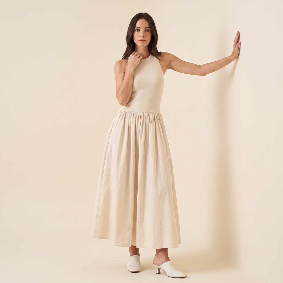 Meadow gebreide maxi-jurk