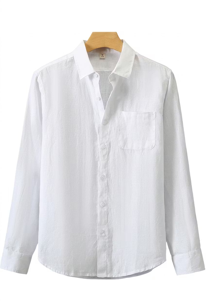 Sandbar Linen Blend Button Shirt