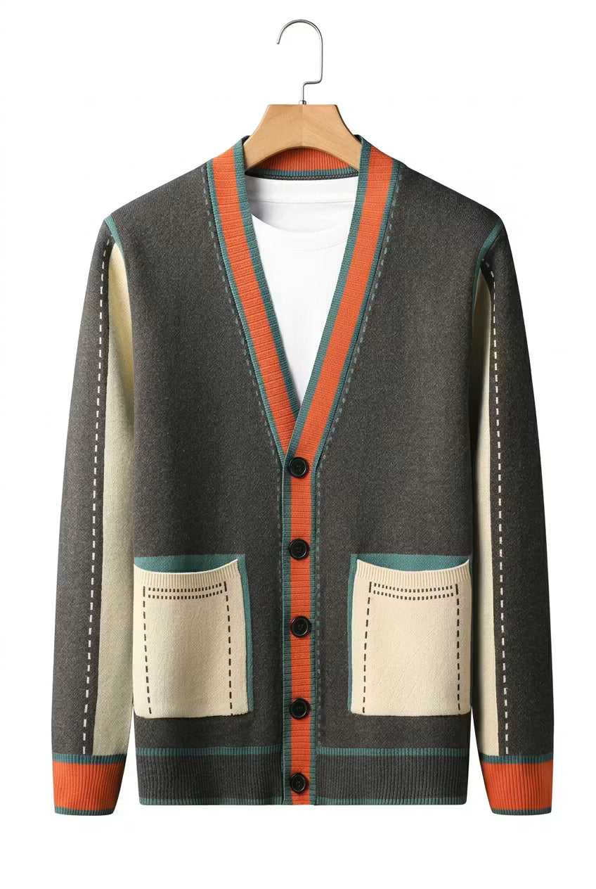 Monaco Contrast Trim Cardigan