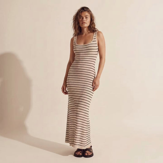Soleil Stripe Maxi Dress