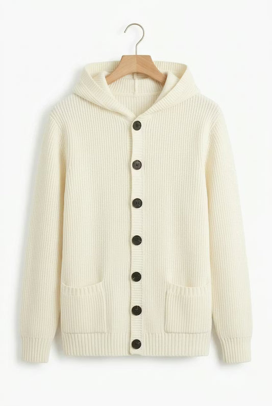 Coast Knit Hoodie Cardigan