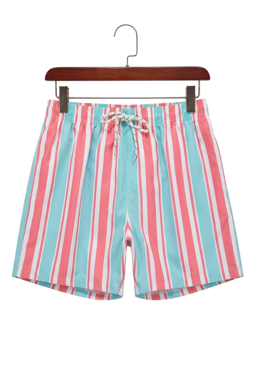 Seaside Stripe Swim Shorts