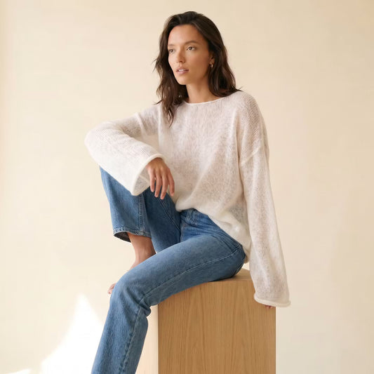 Élise Sheer Knit Pullover