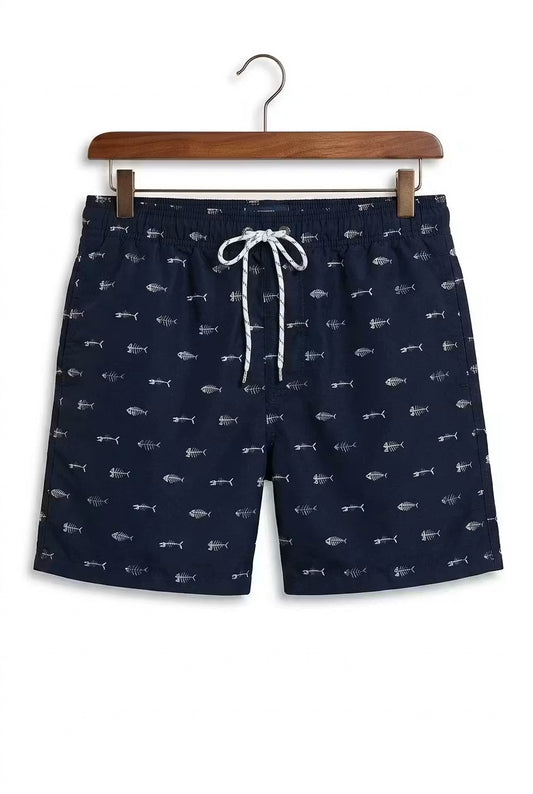 Harbour Fish Bones Swim Shorts