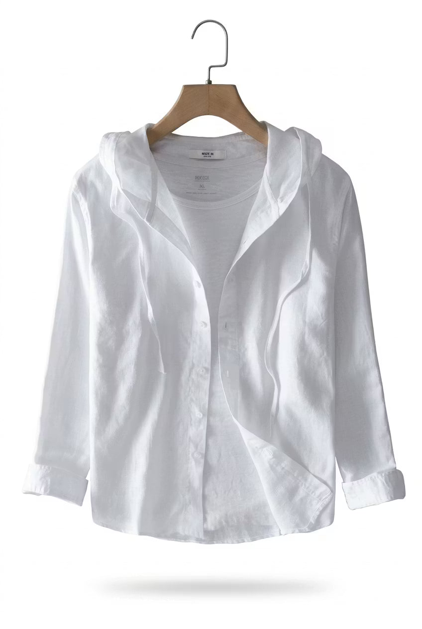 Bayview Hooded Stripe Shirt
